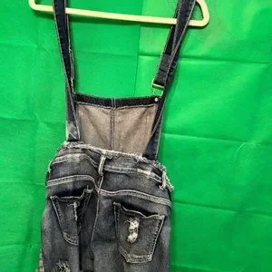 Denim short overalls shop for juniors